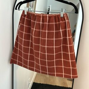 Checkered skirt